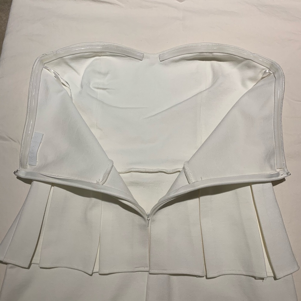 Talulah strapless peplum style mini dress size L - Picture 11 of 15